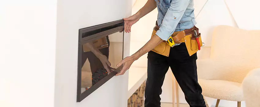 Metal Fireplace Installation in Strongsville, Ohio