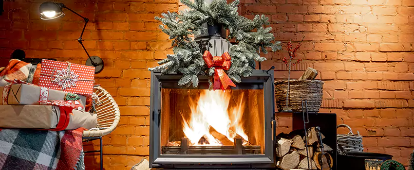 Travis Industries Linear Gas Fireplace Installation in Strongsville, Ohio