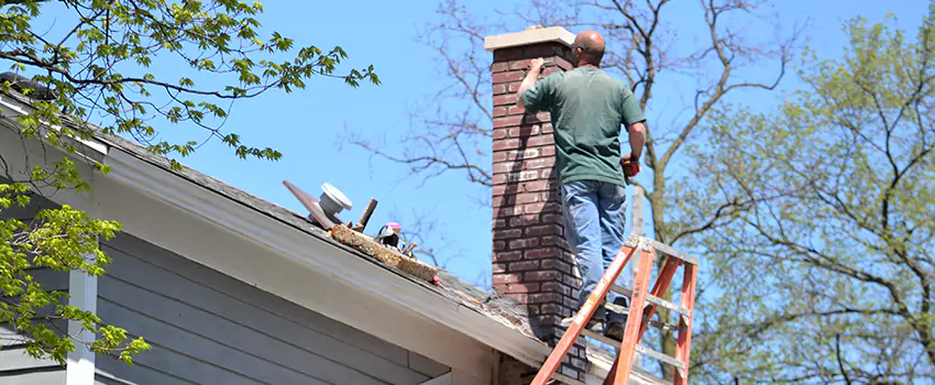 Vinyl and PVC Chimney Flashing Installation in Strongsville, OH