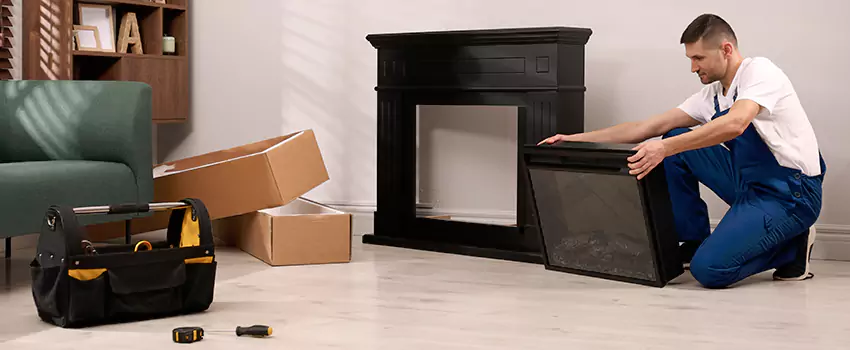 Old Rusted Metal Fireplace Repair And Replacement in Strongsville, OH